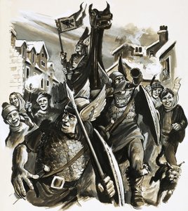 Tanımlanamayan Viking kutlaması by English School