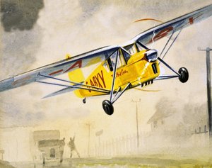 Unidentified low-flying aircraft by English School