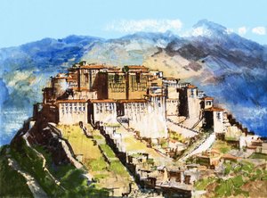 Tanımlanamayan site, muhtemelen Tibet by English School