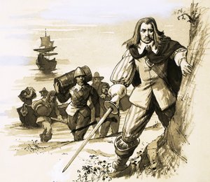 Kılıç ile kimliği belirsiz asker by English School