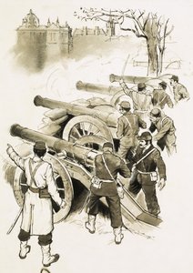 Topları olan kimliği belirsiz askerler by English School