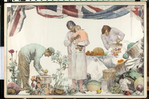 İsimsiz, 'Service of Empire' serisinden (renkli lito) by English School