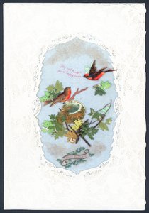 Robins çifti ile Sevgililer Günü kartı by English School