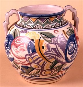 Vazo Carter Stabler ve Adams, 1930 dolayları (seramik) by English School