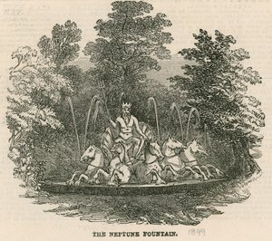 Vauxhall Bahçeleri, Londra: Neptün Çeşmesi by English School