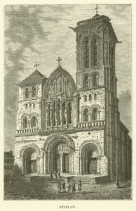 Vezelay (gravür) by English School
