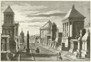 Via Appia, Roma yakınlarında
