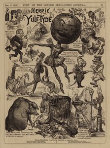 Viktorya Dönemi Noeli (gravür) by English School