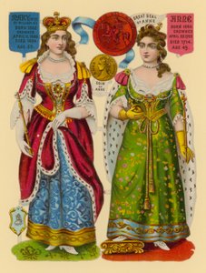 Viktorya dönemi hurdası: Queen Mary, Queen Anne by English School