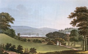 Bristol Yakınlarındaki Kaleden Görünüm, 1802 by English School