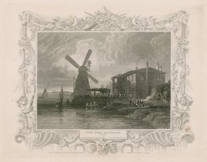 Battersea'nin yakınından görünüm by English School