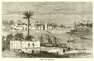 Bağdat manzarası by English School