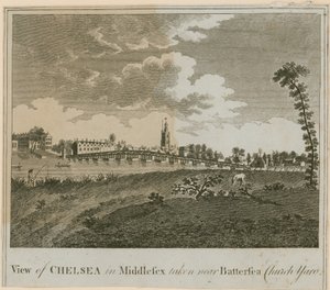 Battersea Church Yard yakınlarında çekilen Middlesex