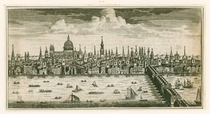 Londra manzarası by English School
