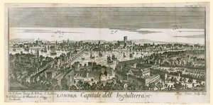 Londra manzarası by English School