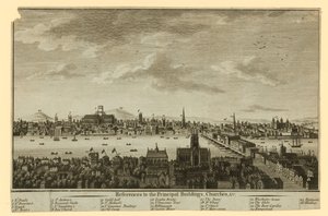 Londra manzarası by English School