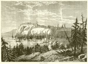 Quebec manzarası by English School