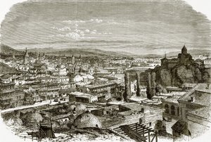 Tiflis manzarası by English School