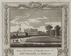 Chandos Dükü Koltuğunun Görünümü by English School