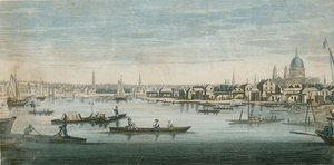 Thames Nehri'nin görünümü, Londra by English School