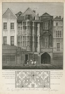 Sir Paul Pindars evinin önden görünümü by English School