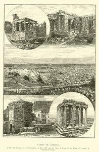 Atina manzaraları by English School