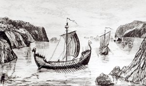Viking Gemileri by English School
