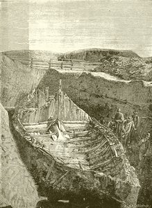 Sandefjord, Norveç yakınlarında bulunan Viking teknesi by English School