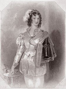 Viola (“” La twelzieme nuit) (On İkinci Gece) - “” Shakespeare Kadın Galerisi, erken dönem Londra sanatçıları tarafından eleştirel ve edebi notlarla zenginleştirilmiş kırk beş ciddi portre koleksiyonu””””” yaklaşık 1838 - “” Galerisi
