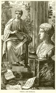 Virgil ve Horace by English School