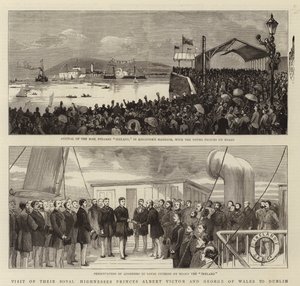 Ekselansları Prens Albert Victor ve Gallerli George