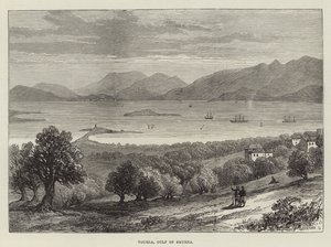 Vourla, Smyrna Körfezi (gravür) by English School