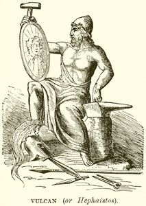Vulkan (veya Hephaistos) by English School