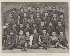 Waifs and Strays of London, Okul Yönetim Kurulu için Hammadde (gravür) by English School