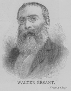 Walter Besant (gravür) by English School