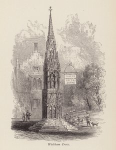 Waltham Cross (gravür) by English School