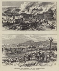 Savaş Eskizleri (gravür) by English School