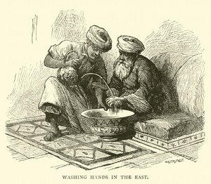 Doğuda el yıkamak by English School