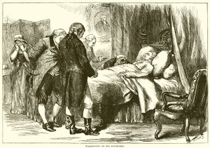 Washington ölüm döşeğinde by English School