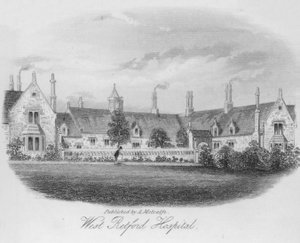 West Retford Hastanesi (gravür) by English School