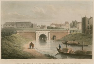 Tünelin batı girişi, Regents Canal, Islington, Londra by English School