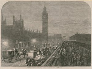 Westminster Köprüsü yeni limon ışığıyla aydınlatıldı by English School