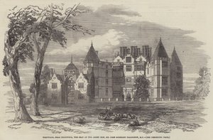 Westwood, Droitwich yakınlarında, Saygıdeğer Lord John Somerset Pakington, MP (gravür) by English School