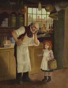 "Ne dedin sen ufaklık" (chromolitho) by English School
