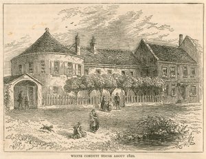 White Conduit House, Pentonville, Londra, yaklaşık 1820 by English School