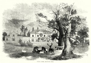 White Lodge, Richmond Park (gravür) by English School