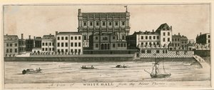 Thames nehrinden Whitehall by English School
