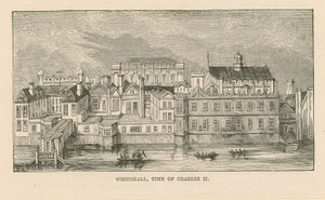 Thames nehrinden Whitehall by English School
