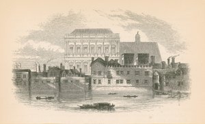 Thames nehrinden Whitehall by English School