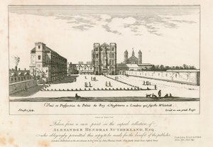 17. yüzyılda Whitehall by English School